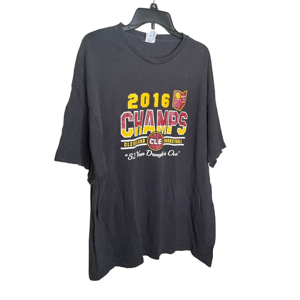 Cleveland Cavaliers T-Shirt Men 2XL Black Graphic Delta Pro NBA Basketball Sport